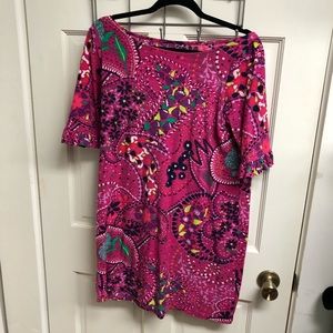 Lilly Pulitzer cotton casual dress pink
